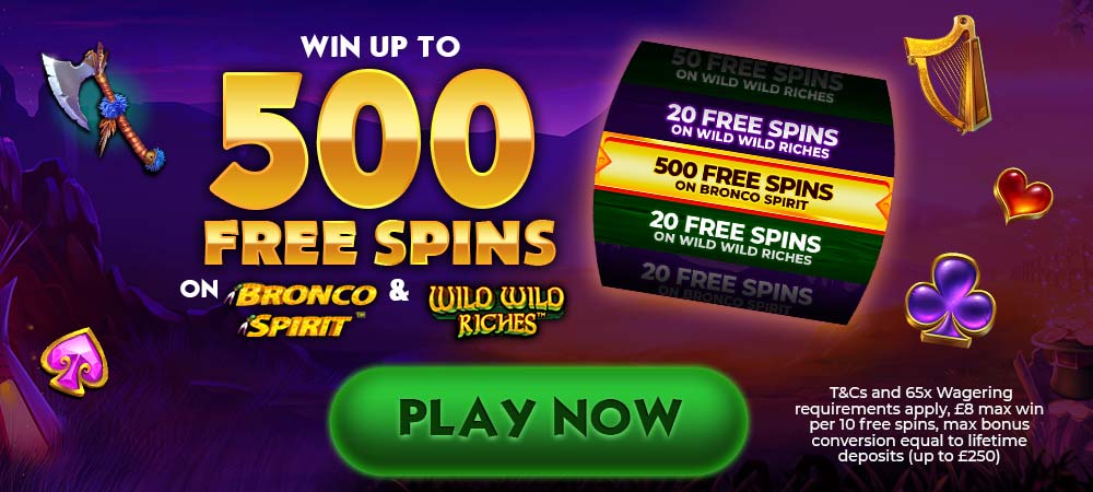 500 Free Spins